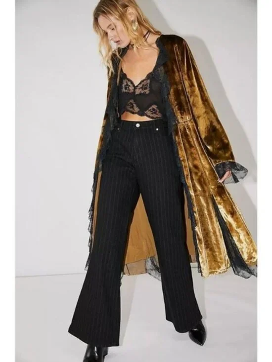 Free People Raveena Duster Golden Combo size Large NWT - Picture 4 of 14